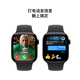Apple/苹果 Watch Series 10 智能手表GPS款42毫米亮黑色铝金属表壳黑色运动型表带S/M MX1M3CH/B