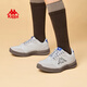 Kappa Kappa Women's Shoes Sports Shoes 2026 Spring New Soft Sole Light Casual Shoes Outdoor Versatile Wear-Resistant Running Shoes Classic White/Brown Gray 37