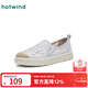 Hotwind 2026 spring new women's fashion fisherman shoes 06 blue 36