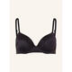 Calvin Klein Women's Bra Push-up Seamless Lace Thin Daily Commuting Bra Simple Schwarz One Size | 70B