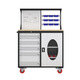 3AAA workshop mobile drawer hardware cart with hanging plate tool holder customized cold rolled steel 1 ton 70KG