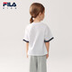 FILA children's clothing short T-shirt 2026 spring girls short-sleeved T-shirt