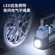 Dachang Lanyue Car Air Pump Car Air Pump Tire Inflator Car Wired Dual Cylinder Portable High Power Air Pump Storage Bag Dual 30 Cylinders + Automatic Charging and Stopping