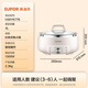 SUPOR 0-coated stainless steel electric hot pot split electric cooking pot hot pot special pot household multi-function electric hot pot 3L meat shabu-shabu pot H30YK776