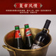 Japanese handmade brass ice bucket insulation bucket outdoor bar beer champagne bucket ice cube bucket ice tea ice wine bucket utensils brass ice bucket trumpet