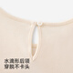 Ying's shopping mall same style children's clothing children's long-sleeved bottoming shirt spring and autumn casual girls' tops versatile new style cream apricot 110 cm