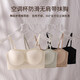 Tingmei (GRACWELL) strapless underwear for women, non-slip, small breasts, invisible, seamless, beautiful back-wrap bra, tube top, milky white + milky white S, recommended 32/70AB
