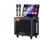 SANSUI portable trolley video speaker touch screen outdoor karaoke home ktv audio set all-in-one karaoke machine high volume karaoke 12 inches 15 inches PU106 10 inches subwoofer + bracket
