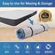 Yusenyi Mattress Compression Bag Dormitory Spring Sponge Mat Latex Storage Bag Vacuum Clothes Quilt Moving Packing Mildew-proof 250x220cm Extra Thick Packing Film 2 Colorful Straps 250 New PA-PE Material New PA-PE Material