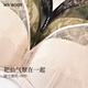 Mybody shopping mall's same style bra for women with small breasts, gathered, breathable, sexy lace, wire-free bra, white 80C