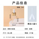 Suican Dropper Dispensing Bottle Glass Essential Oil Transparent 5ml Cosmetic Empty Bottle Portable Travel Sample Mini Mixing Bottle 5ml Dropper Dispensing Bottle 5 Pack Free Funnel
