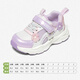 Snafy Girls Casual Shoes Spring Children's Mesh Breathable Sports Shoes Little Girls Light Outdoor Shoes Purple/White 27
