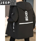 JEEP SPIRIT winter parka men's cotton coat plus velvet thickened jacket men's trendy winter cotton coat mid-length windbreaker warm jacket 682 black plus velvet and thickened M 95-110Jin Jin equals 0.5 kg