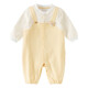 DAVE&BELLA Newborn Knitted Romper Suit for Spring Male and Female Baby Antibacterial and Anti-mite Cotton Type A Jumpsuit