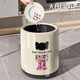 Miaopule Internet celebrity trash can household 2025 new modern simple light luxury high-end living room bedroom toilet bathroom kitchen single barrel without pressure ring (only inner barrel) 12L cream white Internet celebrity bear
