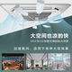 Jieyunmao air conditioner air outlet windshield ceiling fan guide fan anti-direct blow 360 rotating ceiling windshield through transparent color