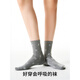 Pami (pami) ballet style gray socks women's spring and autumn lace mid-calf socks 2025 new cotton socks miu series pile socks bow lace socks-pack_miu series_new autumn and winter wear 5 pairs one size fits all (suitable for sizes 36-39)