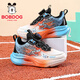 BOBDOG children's shoes, boys' spring trendy and cool running shoes, comfortable casual shoes, children's sports shoes 102561015 black/fireworks orange 33