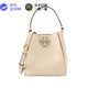 Tory Burch tb women's bag women's handbag bucket bag McGraw series shoulder crossbody bag birthday gift for girlfriend cheese white small size 74956 724