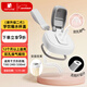Install square bottle learning drinking spout direct drinking cup lid (applicable to Hagen square bottle) second generation white