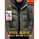 LILANZ 2025 new winter men's thickened down jacket short casual hooded extreme cold winter warm jacket black removable hood M 170 (100-120Jin Jin equals 0.5 kg)