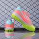 FEELACES children's football shoes broken nails for men and women Falcon Messi student training shoes for children TF artificial grass sneakers 6195 orange broken nails 29 [socks + ball bag + guard plate]