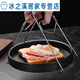 Junmo stainless steel rosewood anti-scalding clip household dish clip kitchen multi-functional tray clip casserole steaming vegetable clip natural color Taishan clip