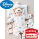 Disney Rui Ye Baby One-piece Down Jacket Winter Wear Newborn One-piece Outer Clothes for Men and Women Baby Clothes Cotton Jacket Bunny Dreamer + Hand and Foot Covers 66cm Suitable for 0-6 Months