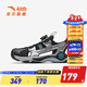 ANTA Children's Shoes Children's Sandals Men's and Big Children's Shoes 2025 Summer New Product Outdoor Baotou Outdoor Sports River Tracing Beach Shoes Black/Silver-1 33