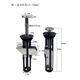Pupan 304 stainless steel new toilet seat extended screw fixing accessories universal bolt toilet seat accessories smart M5 new expansion screw 1.4 gasket