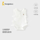 Tongtai (TONGTAI) baby sleeveless coverall summer thin cotton baby Pipa jumpsuit newborn triangle harem white 66cm