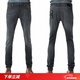 ARMANI/阿玛尼 EA 男士鹰标修身长裤牛仔裤 EM000121 AF14116 深灰 M8001 38