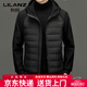 LILANZ 2025, новинка зимы, тонкий пуховик, мужская повседневная модная куртка с воротником-стойкой, теплая и морозостойкая мужская куртка, серая, M 170/92A