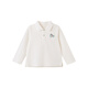 YEEHOO shopping mall children's long-sleeved T-shirt POLO collar lapel boys' tops 26 children's clothing YRTAJ1S002A Yunsi white cotton YRTAJ1S002A 80 cm