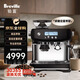 Breville BES878 semi-automatic espresso machine for home use, coffee powder making, multifunctional coffee machine, black truffle