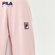 FILA children's clothing long-sleeved T-shirt 2025 winter new style girls and children loose sports POLO shirt hazy pink-LP 120