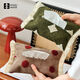 Fantasy three-color tissue box tassel napkin storage living room bedroom tissue box red dots/25x17cm