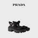 PRADA/Prada gift women's canvas sandals shoes black 37