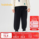 Balabala boys' trousers plus velvet warm leggings autumn and winter casual pants 201424108108