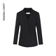 Langzi French wool commuter professional suit jacket black short suit formal temperament