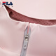 FILA children's jacket 2026 spring new style girls' outdoor loose hooded top for middle and large children red pink-PK 140