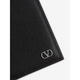 Valentino (Valentino) Men's Card Holder Design Note Storage Portable Anti-Slip Surface Calfskin Grained Leather Black Black TU