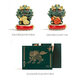 BOSSY Forbidden City Style Cultural Creation Lucky Stone Lion Good Things Happen Ornament Tea Pet Housewarming Wedding Birthday Company New Year Gift Brand New Upgraded Good Things Happen Pair + Base High-end Gift Box