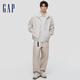 GAP Men's 2026 Spring New Fashion Herringbone Loose Wide-Leg Balloon Pants Versatile Casual Pants 854018