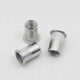 Xu ordered 304 stainless steel rivet nut flat head pull cap anchor M3M4M5M6M8M10M12 size countersunk head rivet M3 flat head 10 pieces