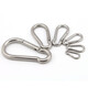 Xu Ding 304 stainless steel ring spring buckle hoist rope buckle rock climbing mountaineering spring buckle chain connection buckle quick hook spring buckle M4X40