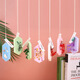 Shantou Lincun diamond-shaped wardrobe diffuser tablets deodorizing dried flowers hanging long-lasting fragrance grass/ice cream 5g
