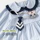 Banxidi girls dress spring new style baby princess dress one-year-old dress spring and autumn children's college style skirt