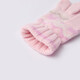 PawinPaw cartoon bear children's clothing children's autumn and winter knitted five-finger gloves for boys and girls to keep warm and comfortable pink/25 4-12 years old