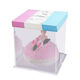 Fantasy birthday cake box 4 inches 6810 inches double layer plus Ming doll square packaging 5 sets 4 inches white plus height 5 sets